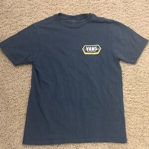 Vans Dark Blue Tee with Yellow Logo